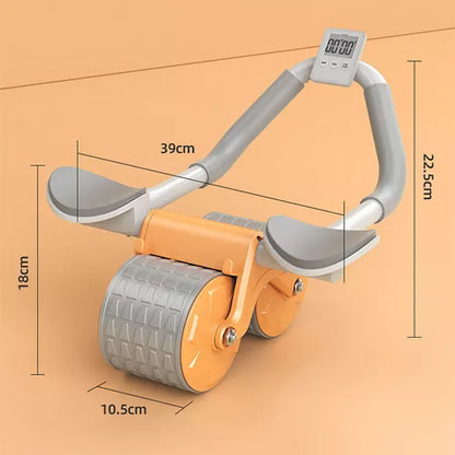 Rueda Abdominal con Rebote Automático y Contador Digital